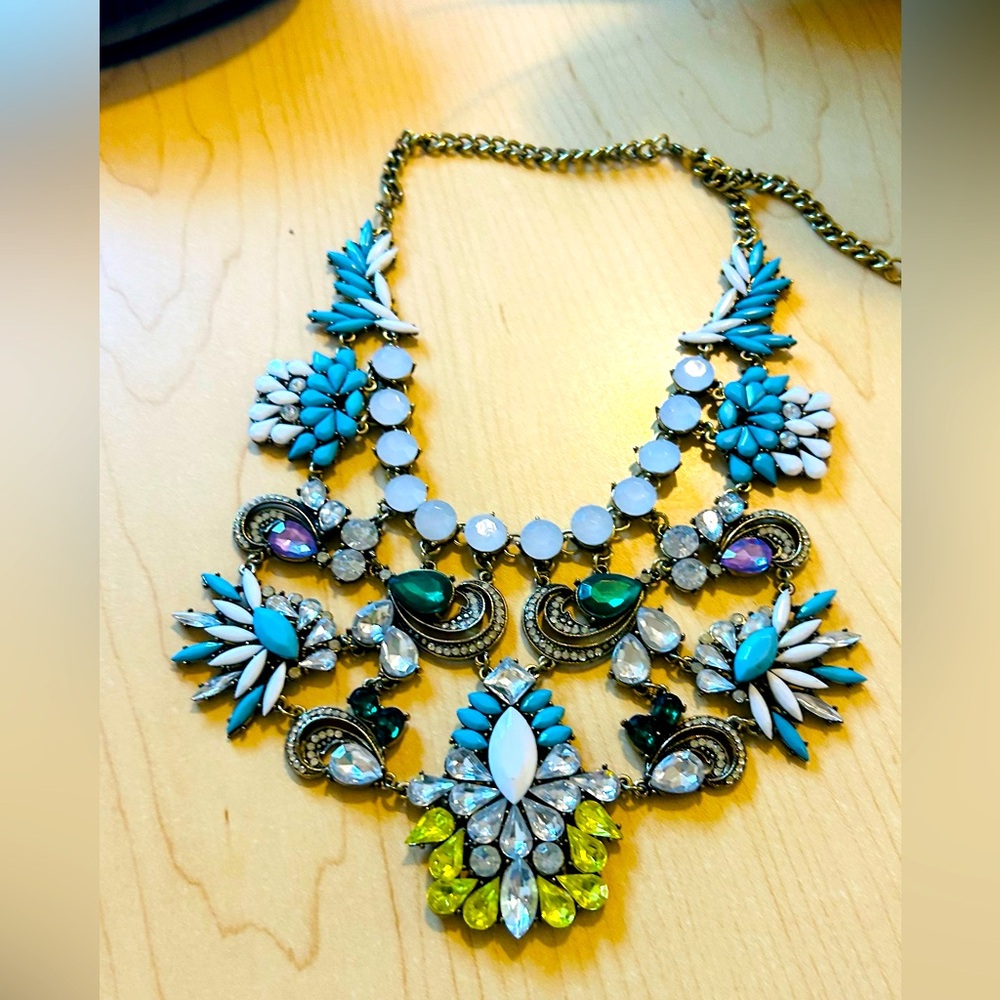 Elegant Multicolor Statement Necklace